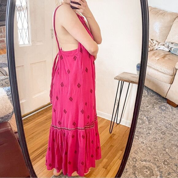 Free People Nomadic Dreams Embroidered Midi Dress - Picture 3 of 10